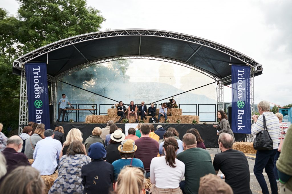Why does a bank sponsor a food festival? Abergavenny Food Festival