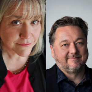 Tiffany Murray and Pete Brown