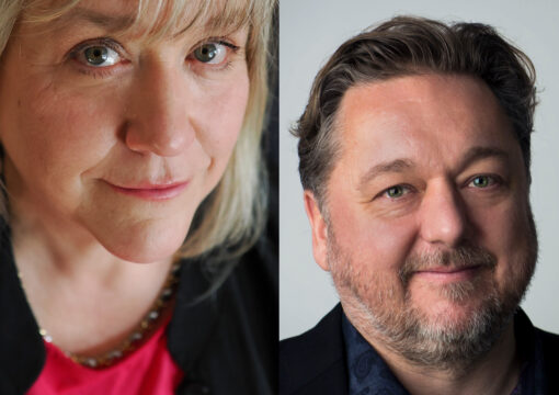 Tiffany Murray and Pete Brown